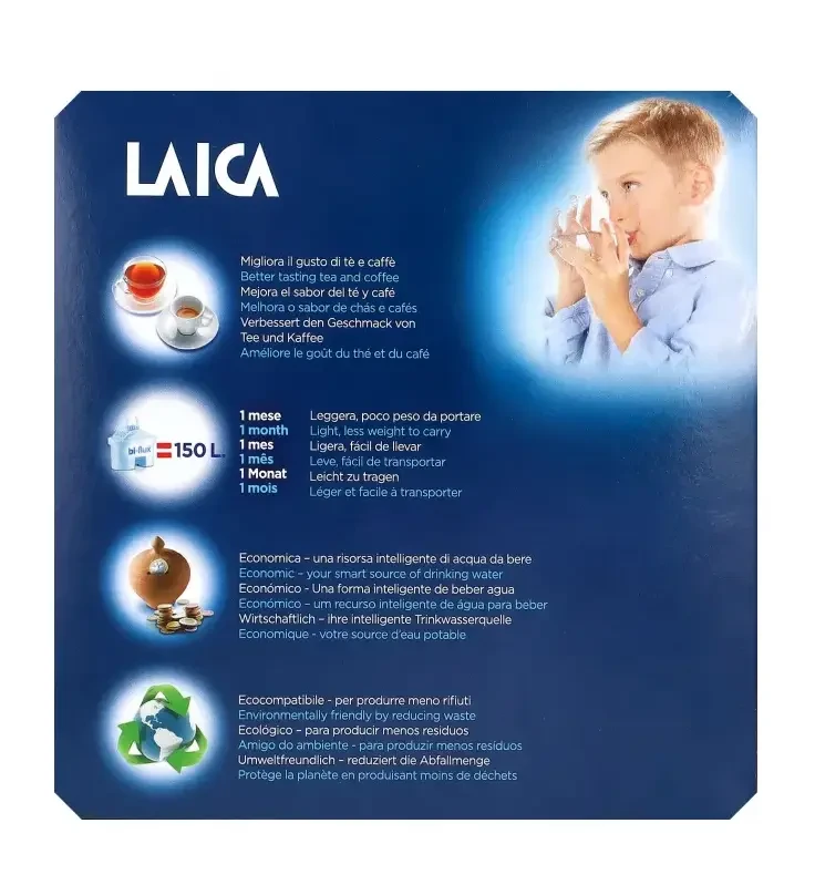 Laica Univerzális Bi-Flux 5 db+1 db ajándék vízszűrőbetét