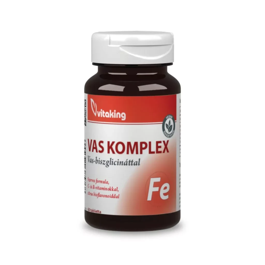 Vitaking Szerves Vas-biszglicinát komplex 60 db