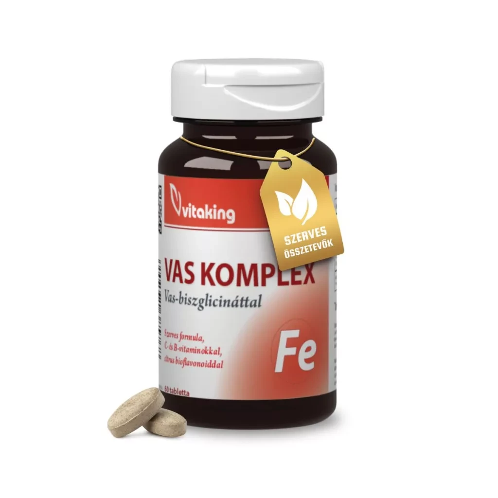 Vitaking Szerves Vas-biszglicinát komplex 60 db