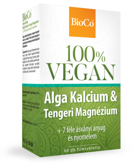 BioCo 100% VEGAN Alga Kalcium & Tengeri magnézium 60db