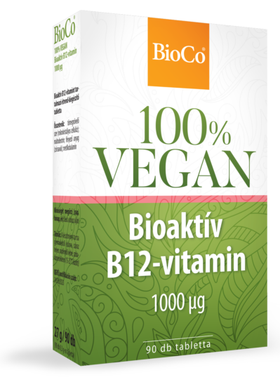BioCo 100% VEGAN Bioaktív B12-vitamin 1000mcg 90db