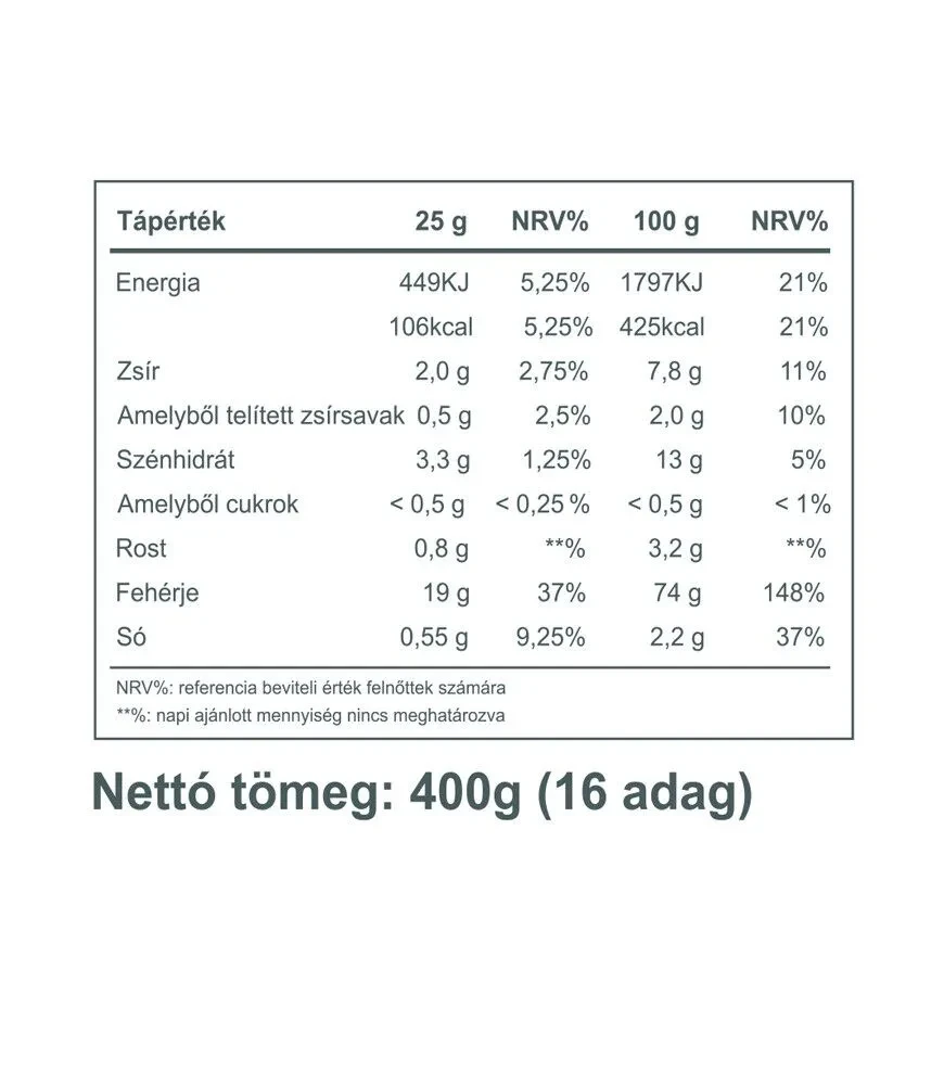 VK Csokoládé-fahéj ízesítésű 100% Vegan Protein 400g