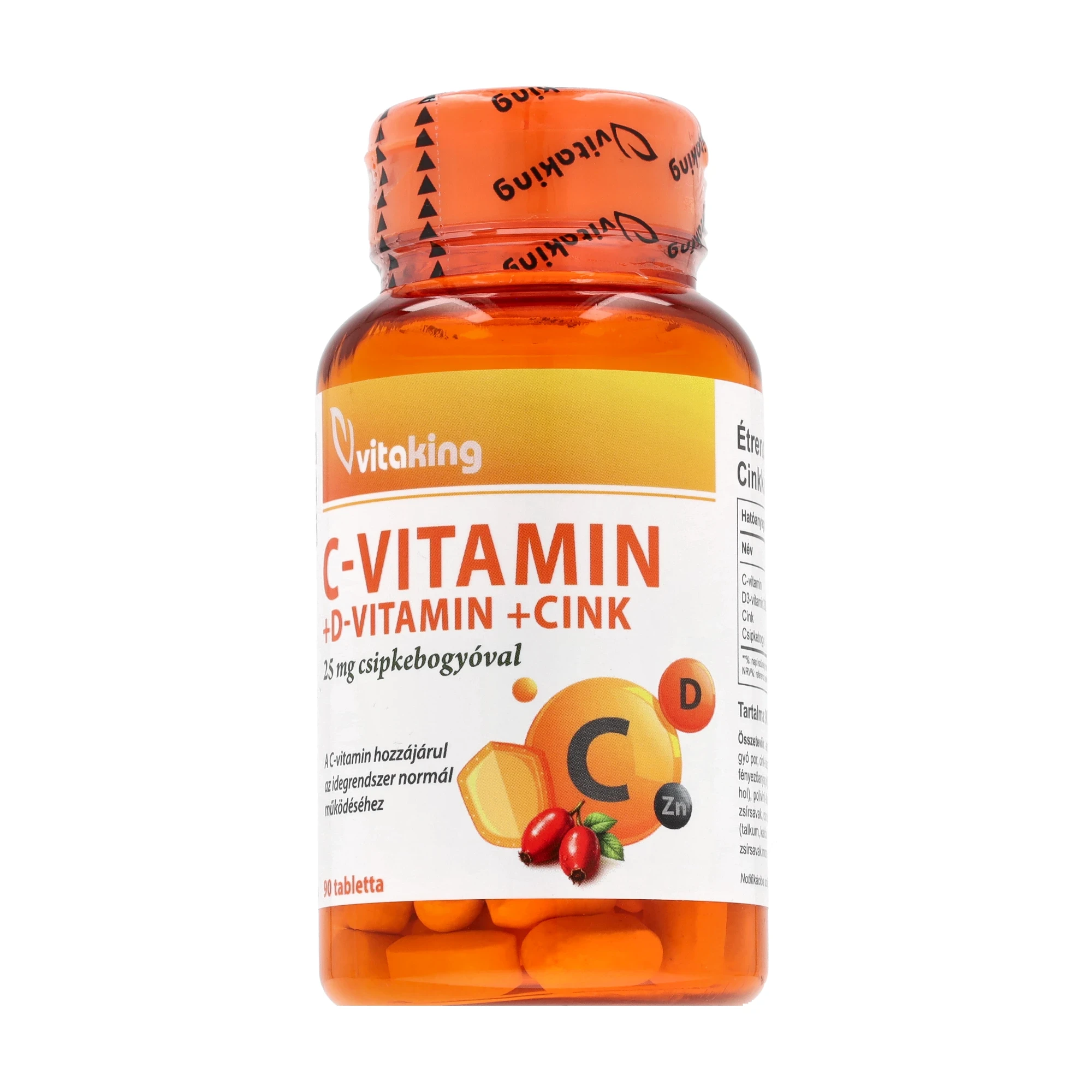 Vitaking C+D+Cink 90db.
