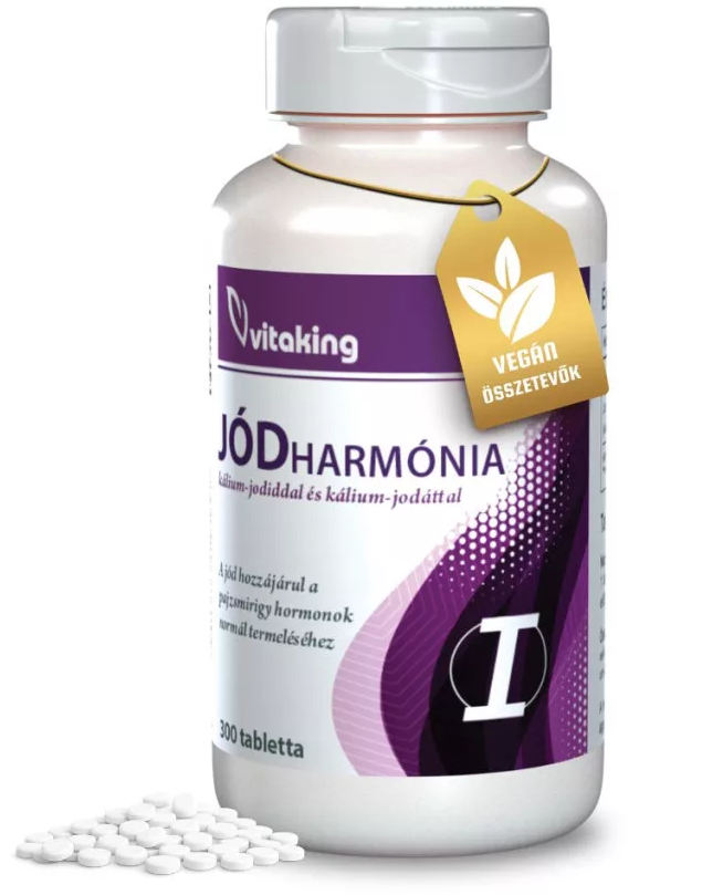 Vitaking Jódharmónia 600 mcg 300db.