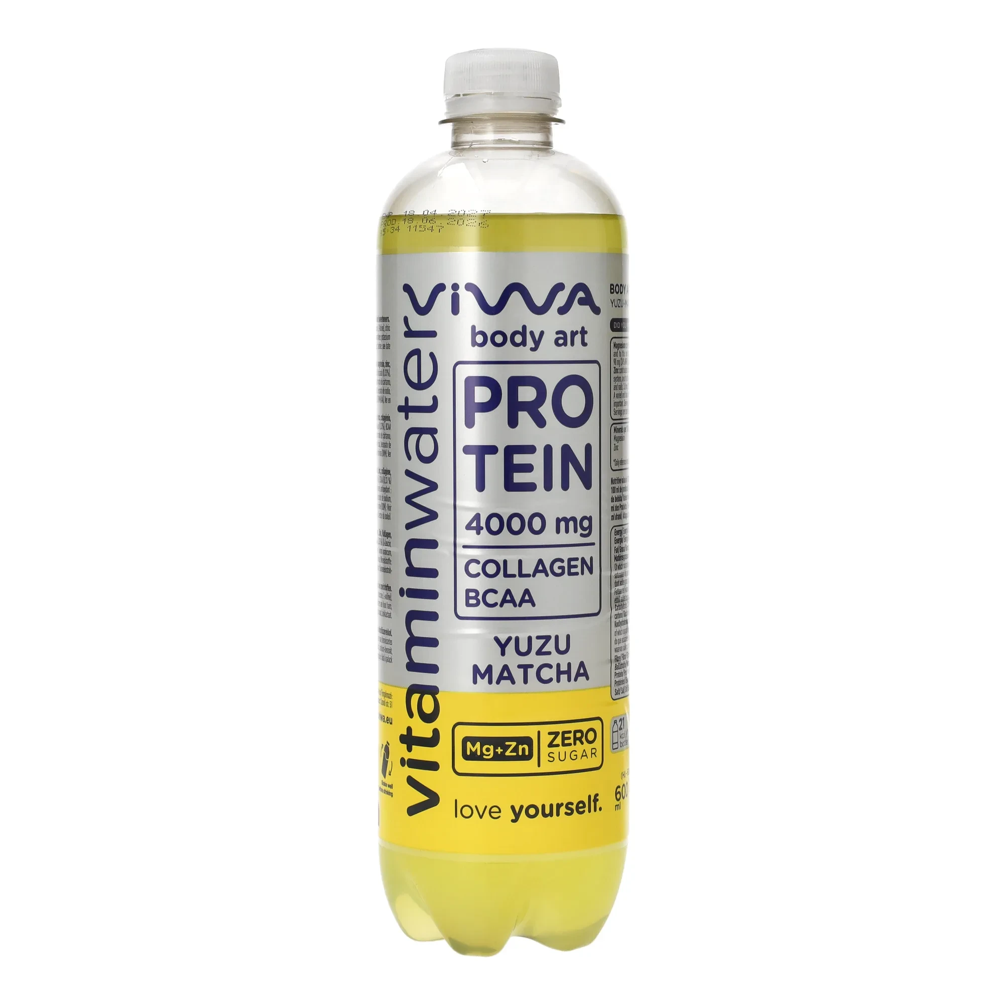 Viwa Protein Bodyart Yuzu-Matcha Zero Sugar 600ml