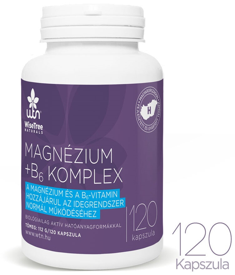 WTN Magnézium + B6 komplex 120db