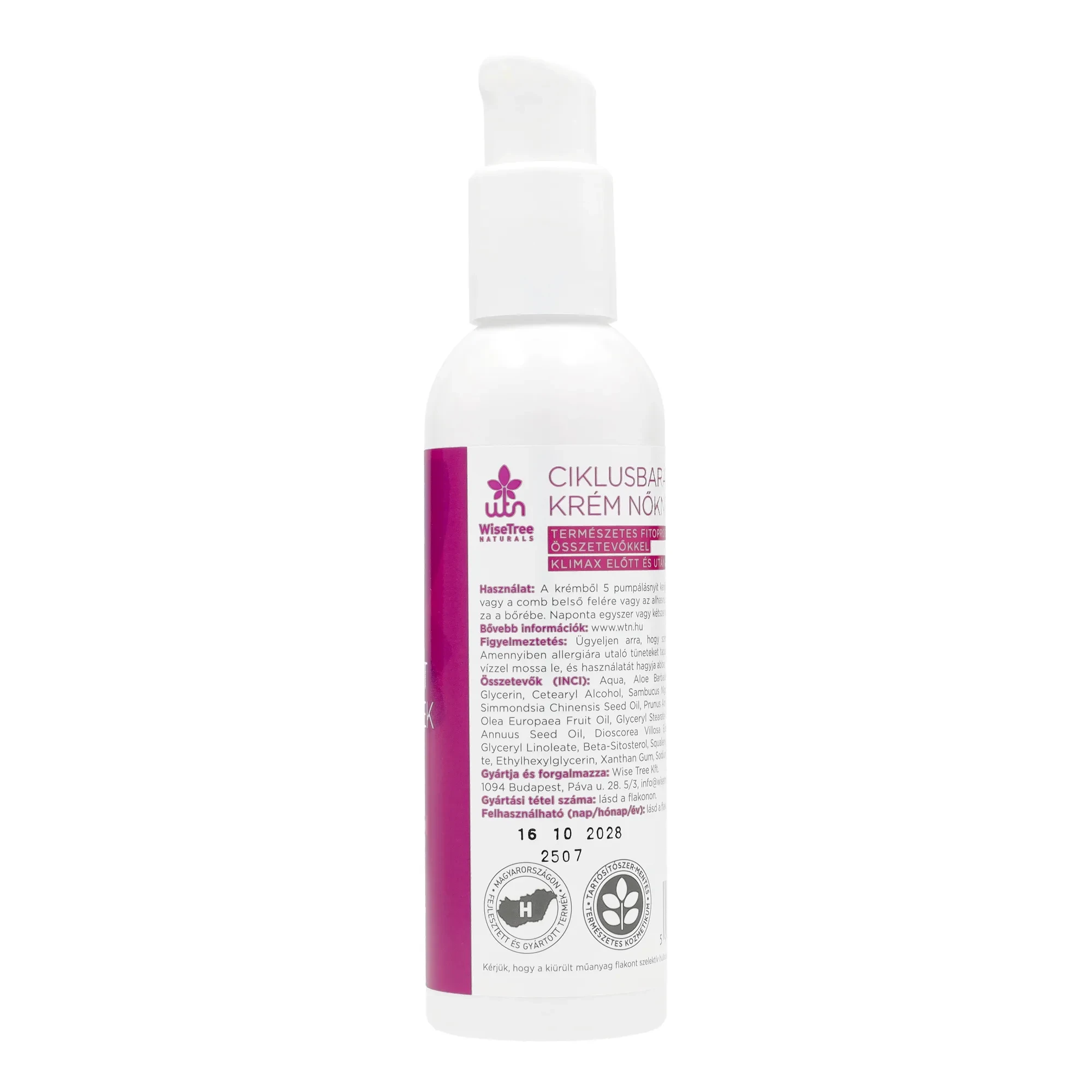 WTN Ciklusbarát krém nőknek 200ml