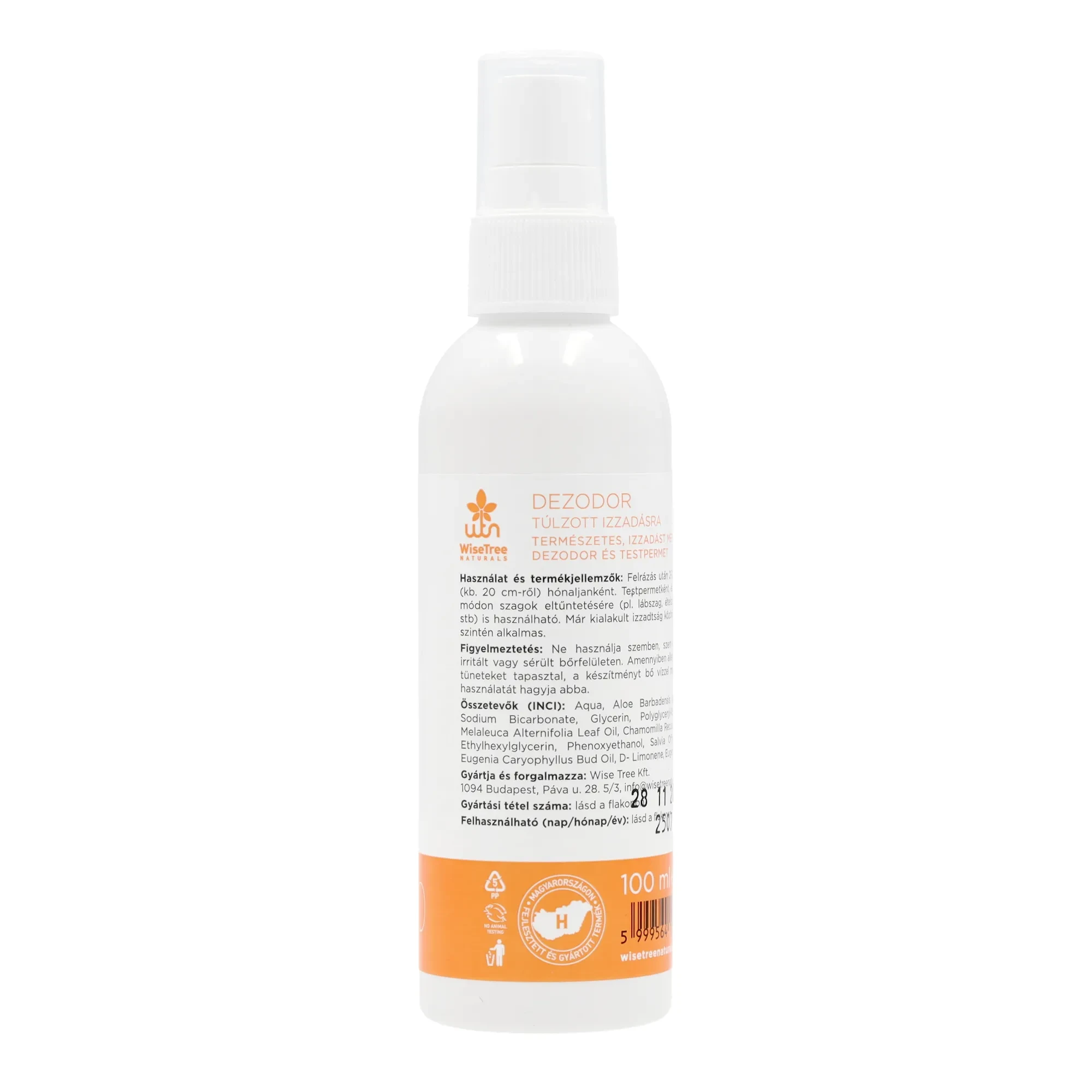 WTN Dezodor fokozott izzadás ellen 100 ml