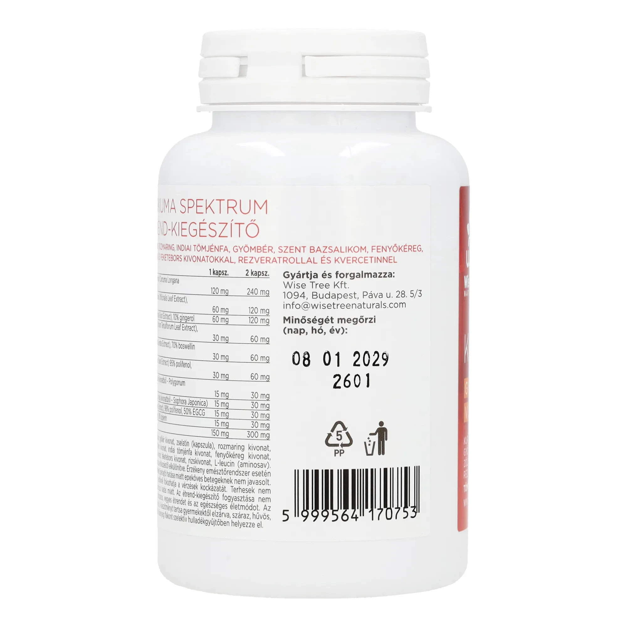 WTN kurkuma spektrum 120db