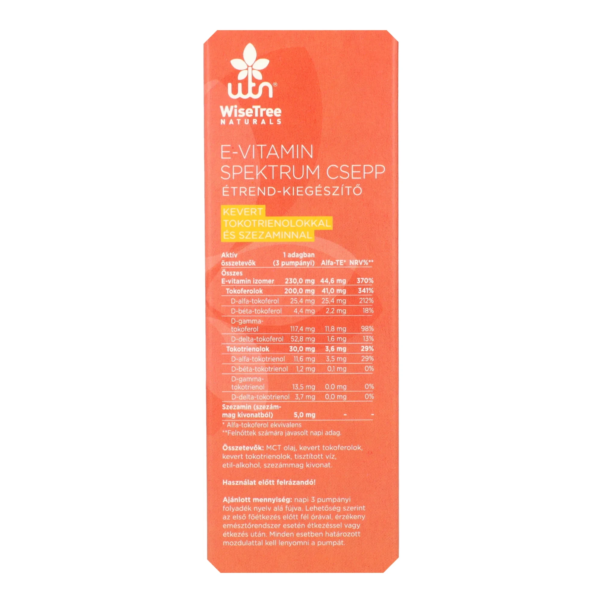 WTN E-vitamin spektrum csepp 50 ml