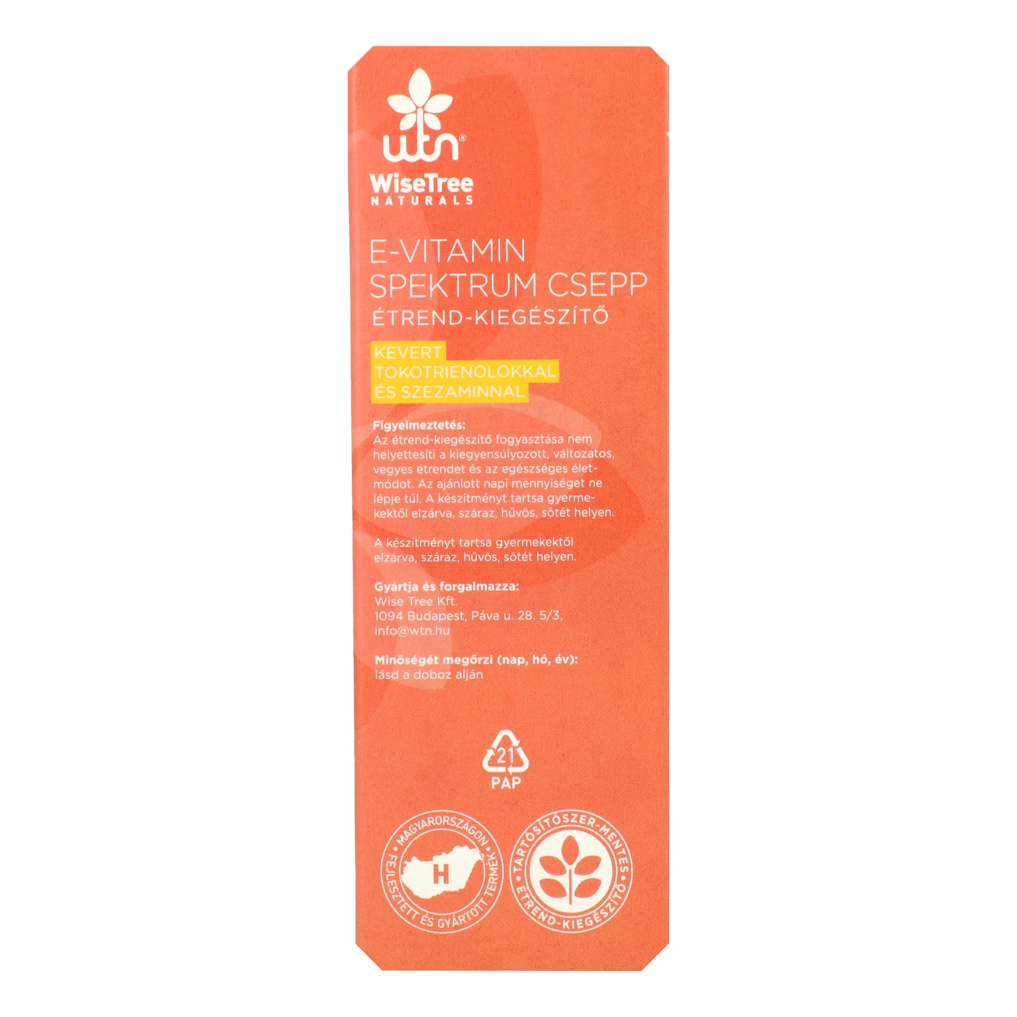 WTN E-vitamin spektrum csepp 50 ml