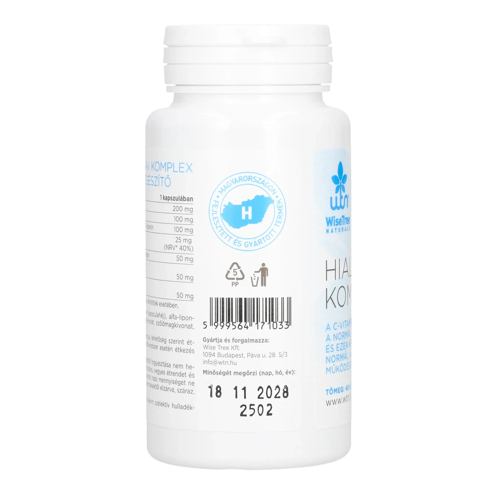 WTN Hialuronsav komplex 60db