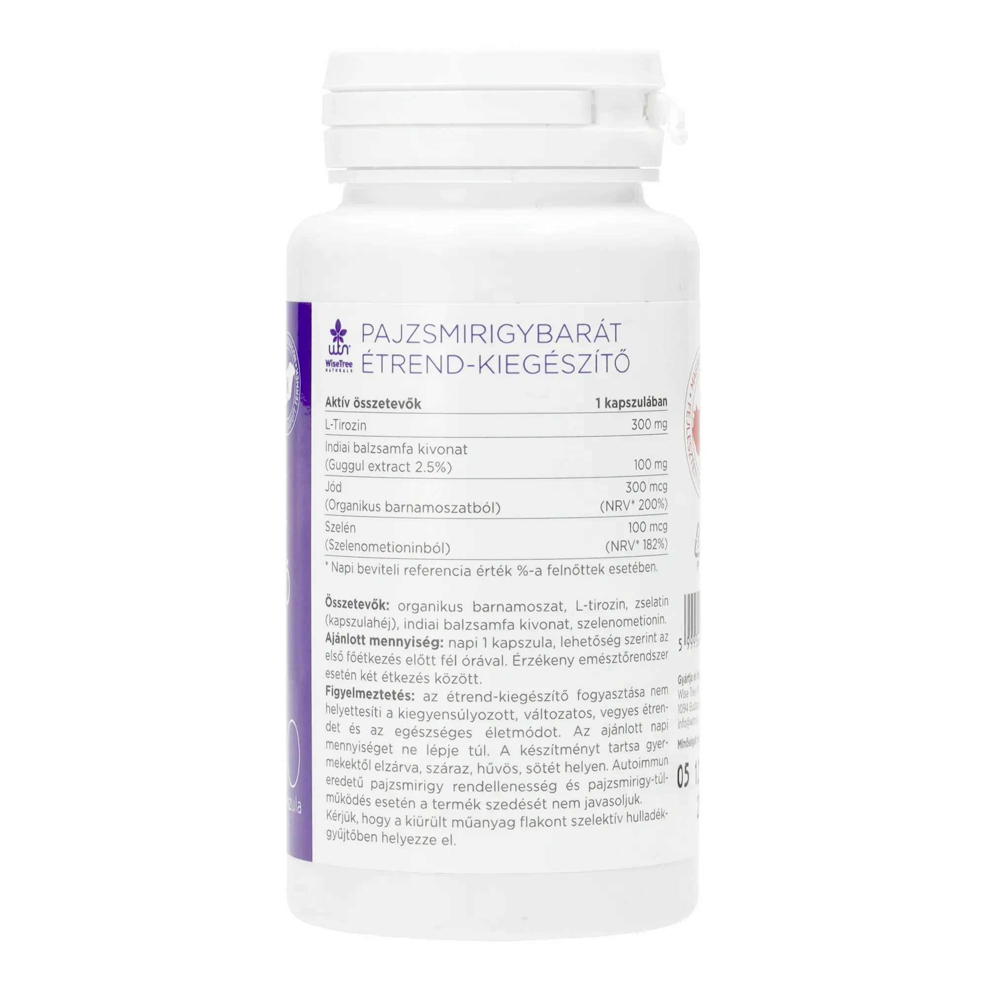WTN Pajzsmirigybarát étrend-kiegészítő 60db