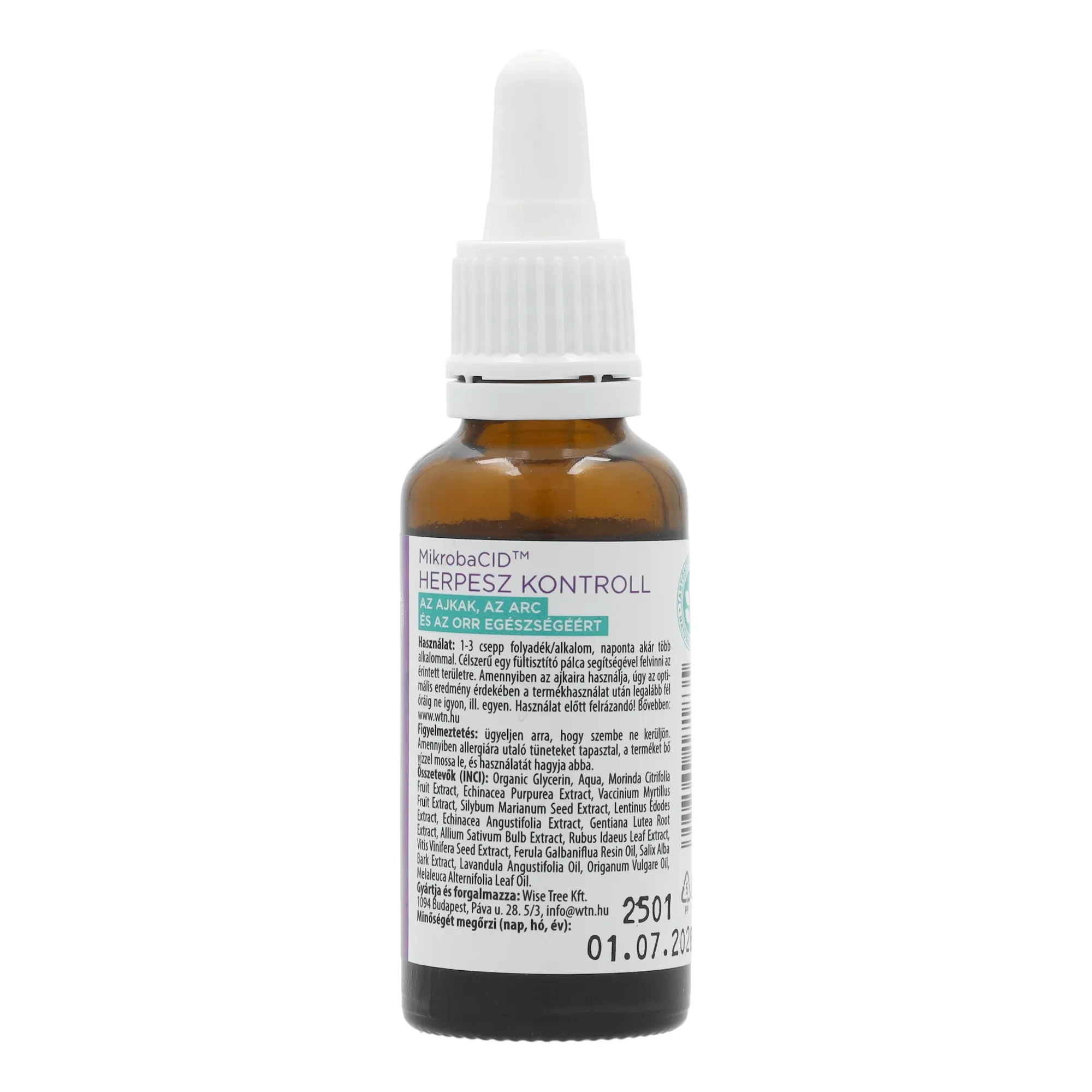 WTN MikrobaCID Herpesz kontroll 30 ml