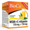 BioCo MSM+C-vitamin 750 mg + 750 mg  italpor 75db