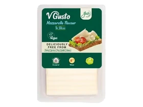 Gusto Vegan Mozzarella ízű szeletelt 140g
