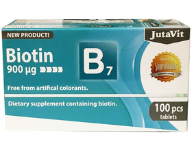 JutaVit Biotin - B7-vitamin tabletta 100db