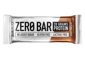 BioTech USA Zero Bar dupla csoki ízesítésű 50 g