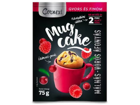 Cornexi Mug cake Vörös áfonyás-málnás alappor bögrés sütemény készítéséhez 75g