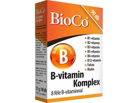 B-vitamin komplex tabletta 90 db Bioco