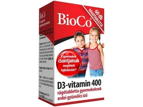 BioCo D3-400 gyerek rágótabletta 60db