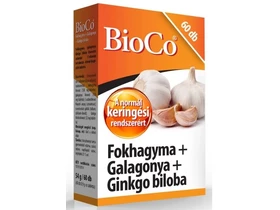 BioCo Fokhagyma Galagonya Ginkgo biloba tabletta 60db
