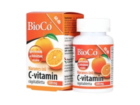 BioCo Narancs ízű C vitamin 500mg rágótableta 60db