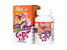 BioCo C+D3 KID cseresznye ízű rágótabletta 90db
