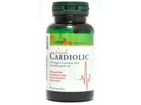 Vitaking Cardiolic Formula Q10+Omega+L-car+Garlic 60 db