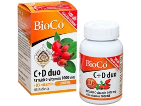 BioCo C + D duo Retard C-vitamin 1000mg D3-vitamin 2000 NE
