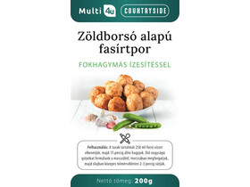 Multi 4U Countryside Zöldborsó fasírt fokhagymás 200g