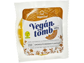VeganChef Növényi Füstölt Cheddar Tömb 200g
