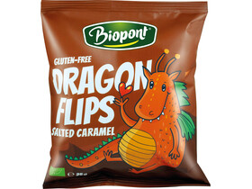 Dragon Flips BIO Kukorica snack (sós-karamellás) 25g