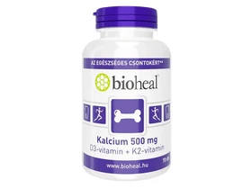 Bioheal Kalcium 500 mg + D3-vitamin+K2-vitamin tabletta 70 db