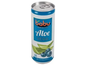 Babu Aloe Vera szénsavmentes ital Áfonya 240 ml