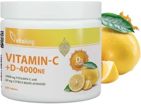 Vitaking C-1000 D-4000 vitamin 200 db