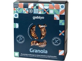 Gabiyo Gluténmentes Granola Étcsokoládé-törökmogyoró növényi fehérjével (hozzáadott cukor nélkül) 275g