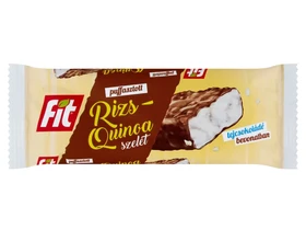 FIT Puffasztott rizs-quinoa szelet tejcsokoládé bevonattal 18g