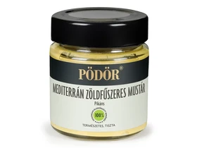 Pödör Mediterrán Zöldfűszeres Mustár 130g