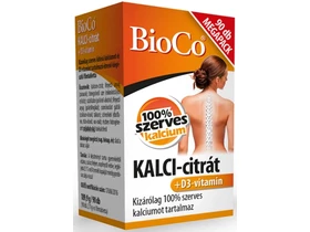 BioCo Kalci-citrát + D3-vitamin Megapack tabletta 90 db