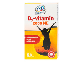 1x1 Vitamin D3-vitamin 2000NE filmtabletta 60db