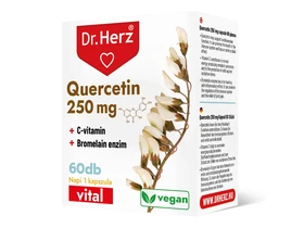 Dr.Herz Quercetin 250 mg+ C-vitamin+Bromelain enzim kapszula 60db