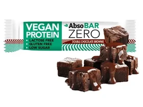 AbsoBAR Zero Csokoládés Brownie Vegán Fehérjeszelet 40g