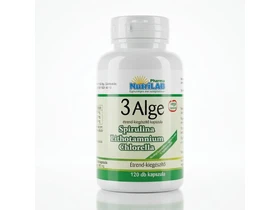 Nutrilab 3Alge kapszula Spirulina, Chlorella, Vörös alga 120db