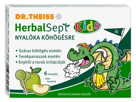 Dr. Theiss HerbalSept nyalóka köhögésre (alma ízesítésű) 6 db