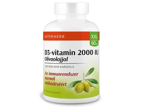 Interherb XXL D3-vitamin lágyzselatin kapszula 90 db