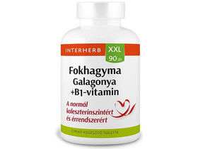 Interherb XXL 90 db FOKHAGYMA & GALAGONYA +B1-vitamin tabletta