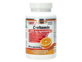 JutaVit C-vitamin 1000mg Forte rágótabletta+D3+csipkeb.kivonat 60db (narancs)