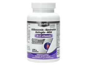 JutaVit Glükozamin+Kondroitin+MSM+Kolagén D+C vitamin tabletta 120db