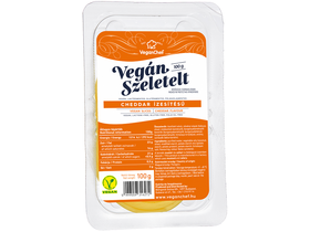 VeganChef Vegán Szeletelt Cheddar Ízesítésű 100 g